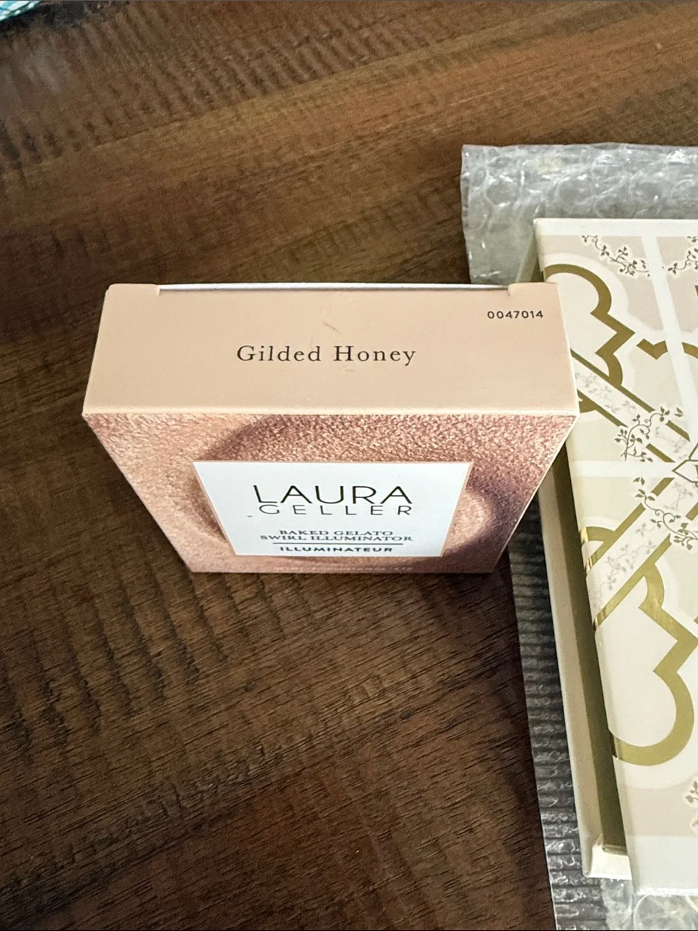 Laura Geller Tuscan Dreams Palette + LG foundation in Fair + “gilded honey”